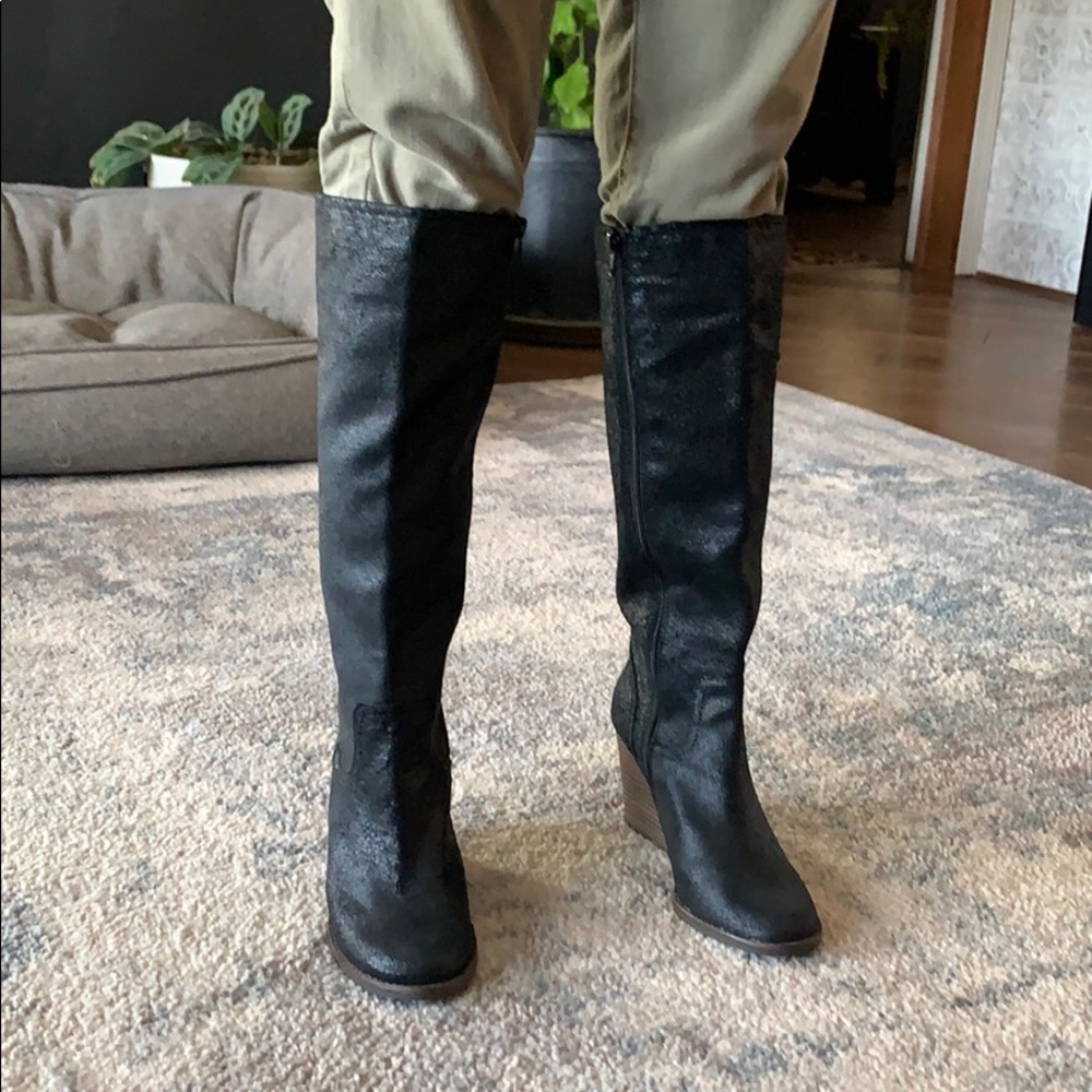 Lucky Brand wedge boot